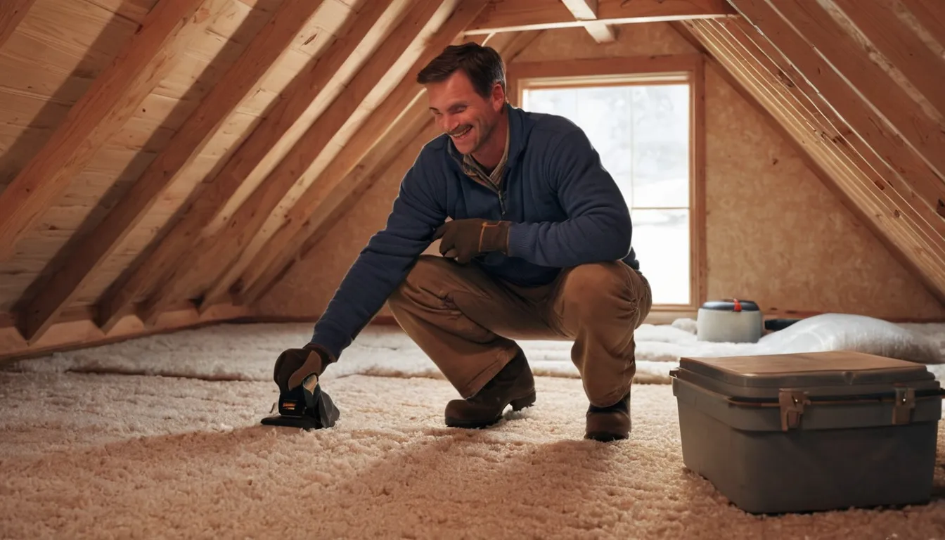 Local wildlife removal provider inspecting an attic for animal entry points in a Bridgeport home